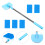 Aquarium Cleaning Brush With Telescopic Handle And Algae Pad 9