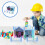 1 Set Puzzle Villa Maison Kit De Construction Miniature Cadeau Filles 11