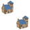 2 3D Casa In Legno Puzzle Educativo Per Bambini 6