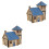 2 3D Casa In Legno Puzzle Educativo Per Bambini 3