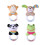 Peluche Animaux Jouet Bébé Bâton Main Interaction Parent 5