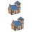 2 3D Casa In Legno Puzzle Educativo Per Bambini 7