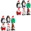 12 Pcs Xmas Themed Wind-Up Toys Clockwork Playthings 5