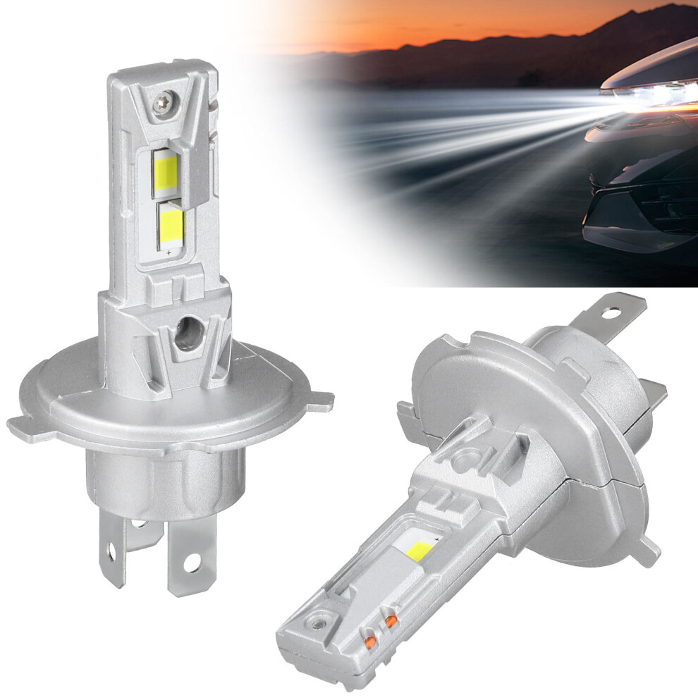 1 Pair H4/9003 Bulbs 6500K For Cars Trucks Suvs White 3553179728017