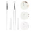 30Pcs Silicone Lip Brushes With Caps And Transparent Handles 7