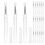 30Pcs Silicone Lip Brushes With Caps And Transparent Handles 11