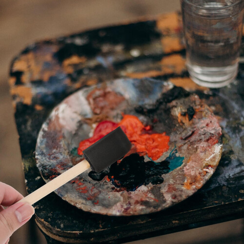 12Pcs Paint Brushes Sponge Painting Tools For Kids Art 2