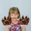 One Pair Kids Soft Warm Giraffe Plush Claw Gloves For 4