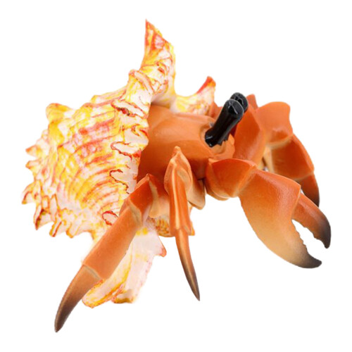 Simulation Hermit Crab Model Artificial Pagurian Decoration For Kids