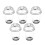 25 Pcs Mini Coffee Cup Models Transparent Tea Water Cup Figurines 1