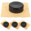 4Pcs String Rosin For Violin Black 3