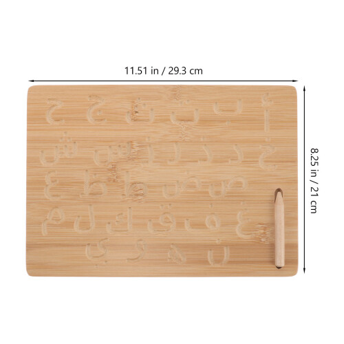 Wooden Grooved Handwriting Practice Board Educativo 1