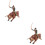 2 Sets Bullfighting Model Cowboy Spanish Toy Realistic Statue 8