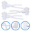 3Pcs Compact Plastic Snowman Makers For Kids 3