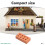 25 Pezzi Mini Mattoncini Per Costruzione In Miniatura 4