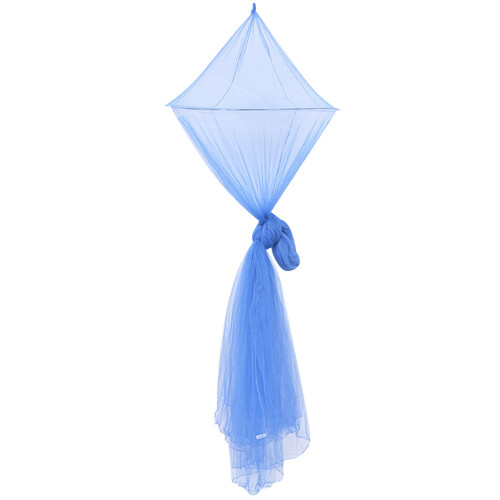 Lace Bed Conical Curtains Dome Bed Canopy Mosquito Net (Dark Blue)