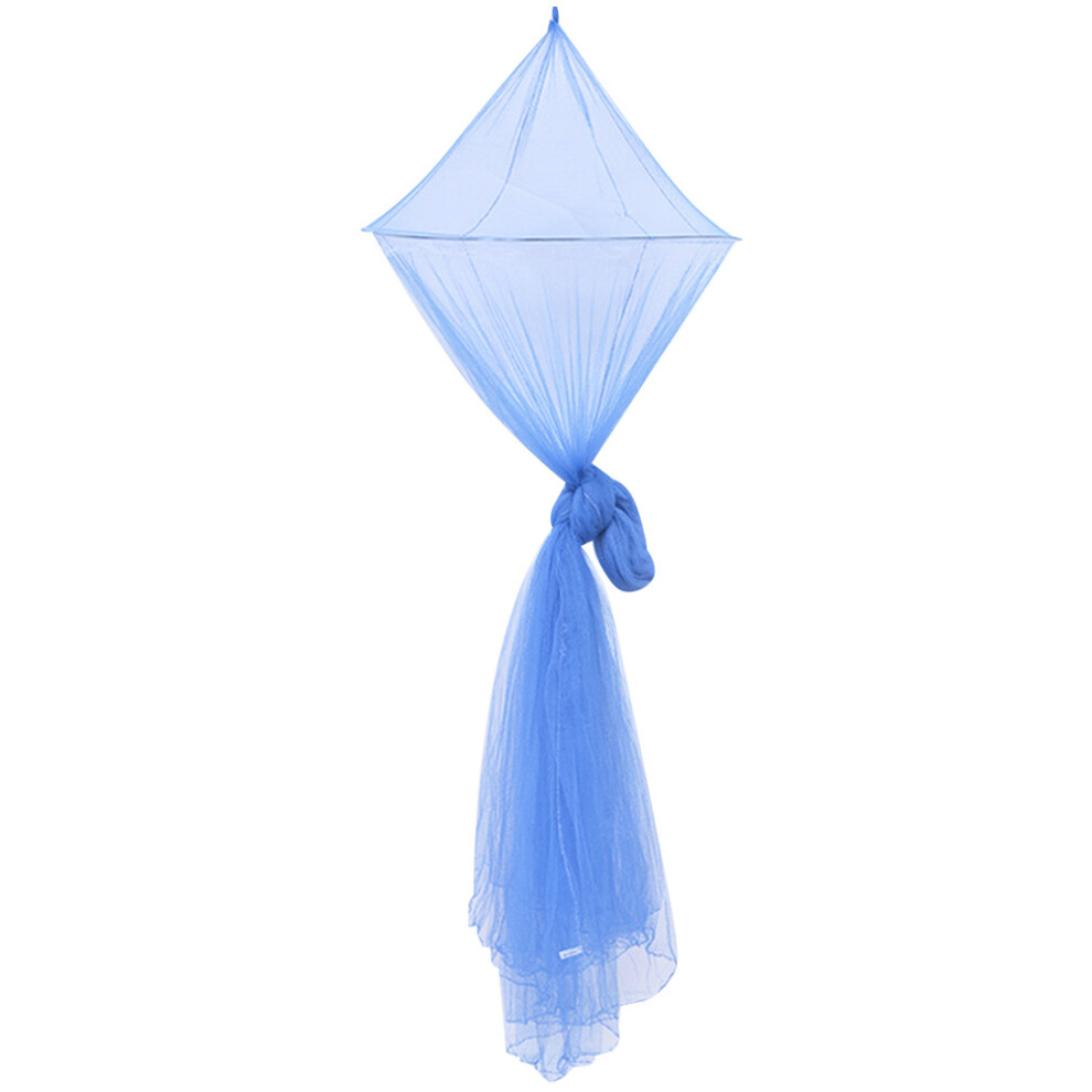 Lace Bed Conical Curtains Dome Bed Canopy Mosquito Net ( Blue) Dark/Blue Vaguelly