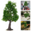 5Pcs Green Mini Model Trees for Train Scenery Realistic Craft Use 11