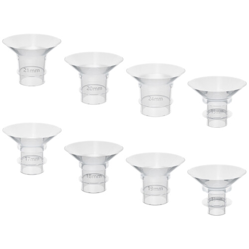 8 Pcs Silicone Breast Pump Flange Inserts