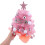 Tabletop Christmas Tree: 2Ft Mini Artificial With Lights, Pink 4