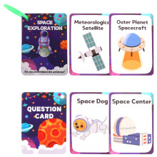 170 Pcs Space Planet Learning Cards For Kids Enlightenment Flash Cards