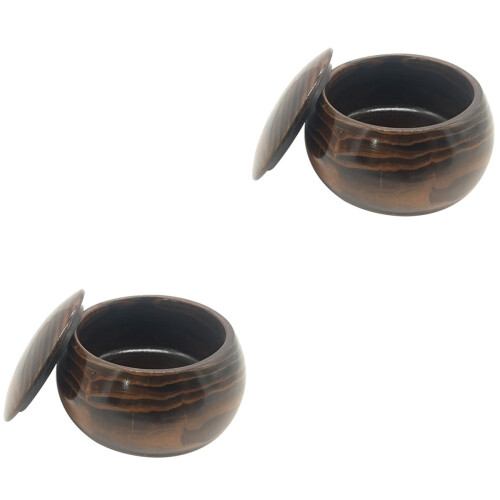 2Pcs Chess Pieces Storage Bowl Holder Can 2