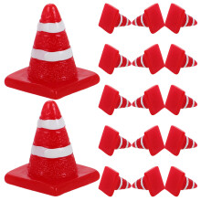 20Pcs Mini Traffic Cones Toy Set For Kids Pretend Play And Decoration
