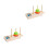 2 Sets Rainbow Stacking Tower Wooden Toddler Toy 8