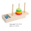 2 Sets Rainbow Stacking Tower Wooden Toddler Toy 10
