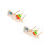 2 Sets Rainbow Stacking Tower Wooden Toddler Toy 6