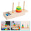 2 Sets Rainbow Stacking Tower Wooden Toddler Toy 11