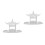 2Pcs Diy Miniature Pavilion Model 1:100 Scale For Desktop Decor 7