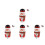 4 Russe In Legno 5 Strati Con Natale 6