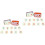2 Set 56 Puzzle Educativo Per Bambini (Rosso, Scheda ) 4