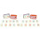 2 Set 56 Puzzle Educativo Per Bambini (Rosso, Scheda ) 2