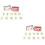 2 Set 56 Puzzle Educativo Per Bambini (Rosso, Scheda ) 6