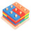 2 Set Legno Geometrici da Impilare e Ordinare per Bambini 2