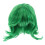 Set Parrucche Cosplay Verde Corto Bob Con Sciarpa Per 1