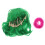 Set Parrucche Cosplay Verde Corto Bob Con Sciarpa Per 9