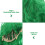 Set Parrucche Cosplay Verde Corto Bob Con Sciarpa Per 7