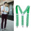Shamrock Suspenders Accessoire Costume Saint-Patrick 4