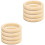 8 Pcs Diy Wood Bangles Smooth Unfinished Bracelets Circles 3