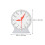 24 Hour Learn To Tell Time Plastic Clock Teaching Aid Educational Toy 2