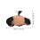 2 Parrucche Calve Samurai per Cosplay Wrestling 2