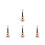 4Set Kit DIY Ukulele Legno Khaki Facile Da Montare 9