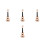 4Set Kit DIY Ukulele Legno Khaki Facile Da Montare 8