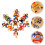 2 Set Giocattoli In Legno Per E Impilamento Bambini 11