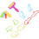 10Pcs Colored Clay Mould Plasticine Animal Shape 11