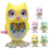 12 Pcs Kids Owl Clockwork Wind-Up Cartoon Playthings 1