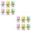 12 Pcs Kids Owl Clockwork Wind-Up Cartoon Playthings 8